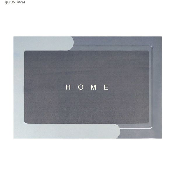 Bath Mats Easy Clean Blue 60x40cm rectangular superabsorbent bathroom carpet fast drying anti slip durable living room bathroom mat kitchen