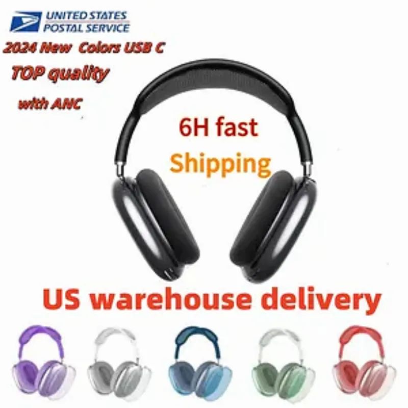 USA Stock for Airpods Max 2 3 4 Bluetooth Headphone Earbuds Accessories Transparent TPU Silicone Case AirPodsPro Max Noise Cancelling Headset Cover