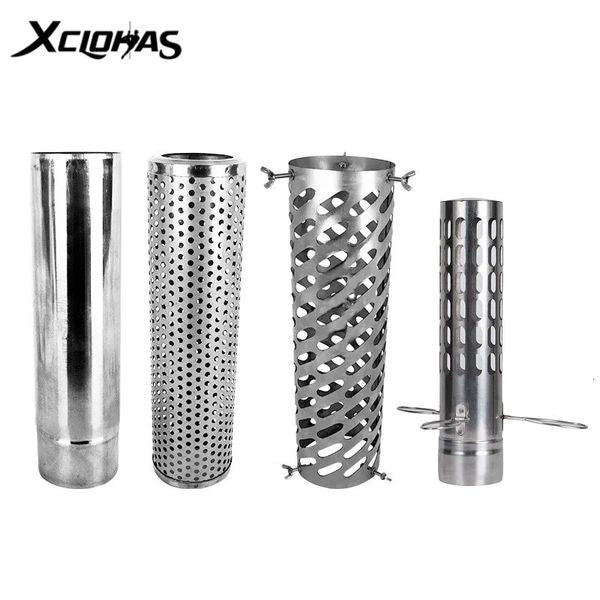 Stainless Steel Firewood Stove Accessories Outdoor Camping Cooking Chimney Exhaust Pipe Tube Tent Antiscalding Cover 240220