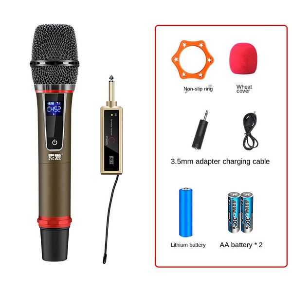 Wireless Microphone Handheld Microphones Home Outdoor Set Type Diaphragm Style Model Number Transducer Certification Package