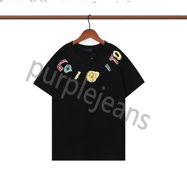 2024 New Luxury Men Women T Shirts Loose Oversize Tees Apparel Fashion Mans Letter Shirt Luxury Street Shorts Sleeve Clothes Mens Louiseitie