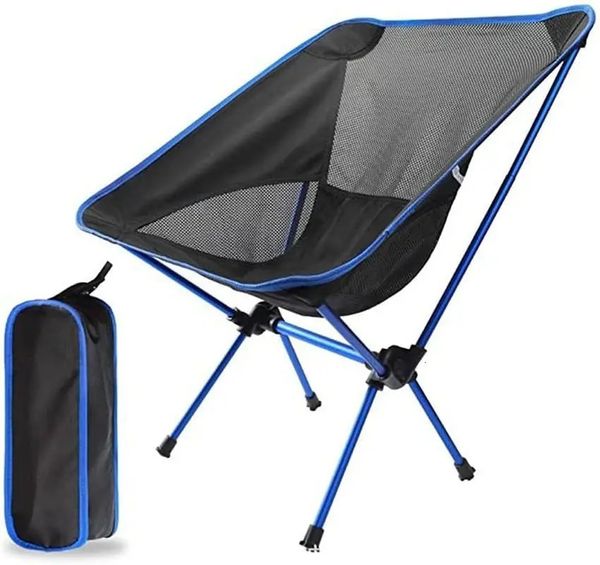Camp Furniture Portable Folding Chair Outdoor Camping Chairs Oxford Cloth Ultralight For Travel Beach BBQ Hiking Picnic Seat Fishing Tools 2