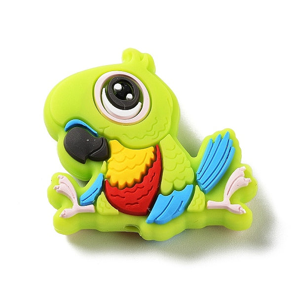 Bird Food Grade Silicone Focal Beads