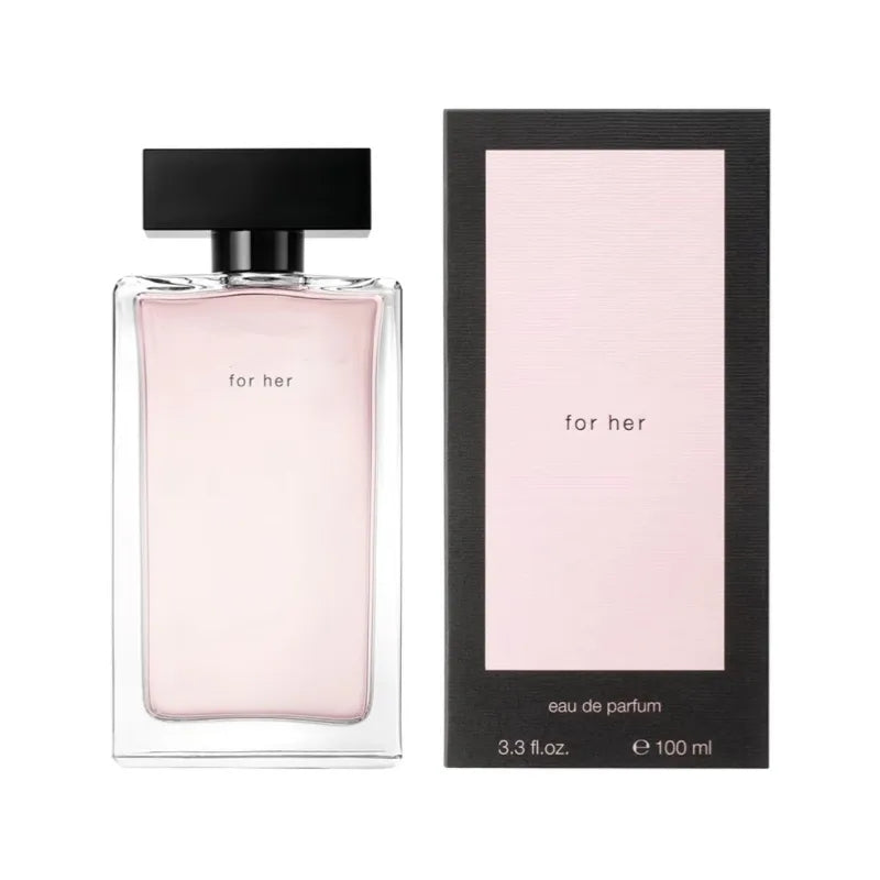 Top For Her Forever Perfume Fleur Musc Noir Rose Women Fragrance 100ml 3.3fl.oz Eau De Parfum Long Lasting EDP ral Woman Cologne Spray Body Mist Fas