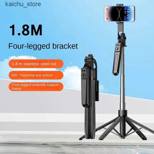 Cell Mounts Holders Tripod Smartphone Light CameraTripods Stand With Wireless BluetoothSelfie Stick brackets with Phone Holder for Vlog-Vide