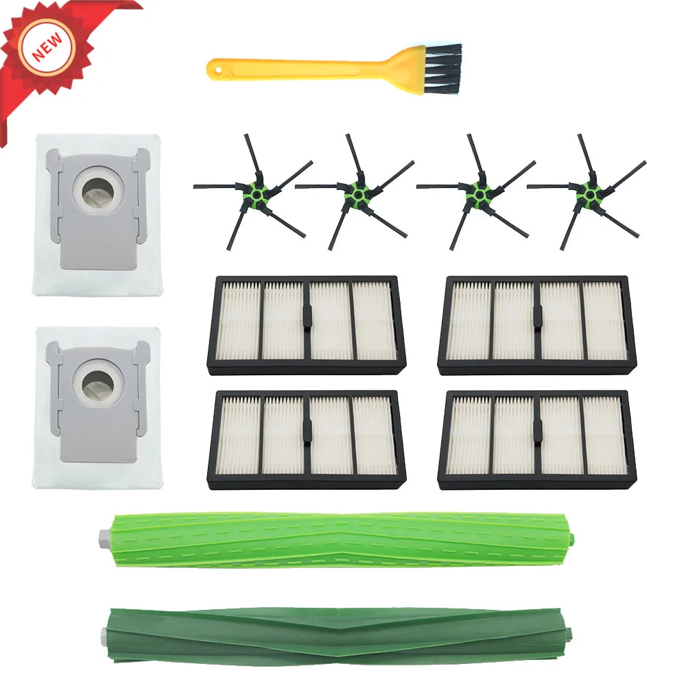 Filters Side Brushes Roller Brush for IRobot Roomba S9(9150),S9+(9550) Robot Vacuum Cleaner Accessories Replacement Parts Kit