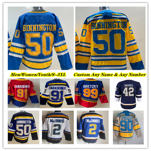 Robert Thomas Hockey Jerseys Binnington Pavel Buchnevich Kevin Hayes Torey Krug Justin Faulk Brandon Saad Brayden Schenn Tyler Tucker Kyrou Colton P