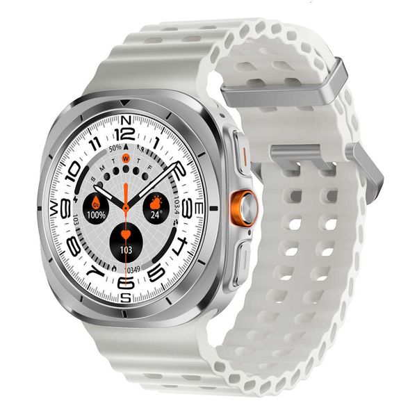 2024 W7 Ultra Smart Watch 1.43inch Amoled Screen IP68 Waterproof Heart Rate Blood Oxygen Compass Smartwatch for Men