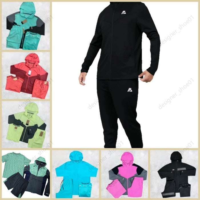 High-quality monterex tracksuit in stock Montirexs Tracksuit 3-piece Set Mens millerr Tracksuit Sports Jogging Suits Running Shirts Shorts Sportswea