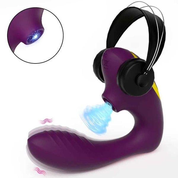 Other Health Beauty Items 2 in 1 Wearable Vagina Sucking Vibrator for Women Dildo Clitoris Nipple Vacuum Suck Female Oral Clit Stimulator Ad