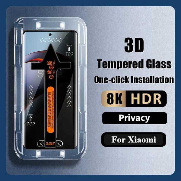 Cell Phone Screen Protectors One-click Installation Anti Spy Privacy Glass For Redmi Note 14 13 Pro Plus Screen Protector 14 Ultra 13 Lite 1