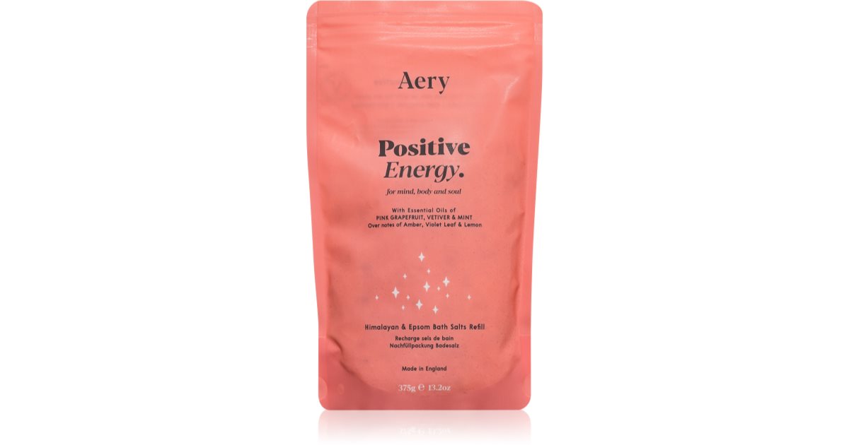 Aery Aromatherapy Positive Energy Bath Salt 375g