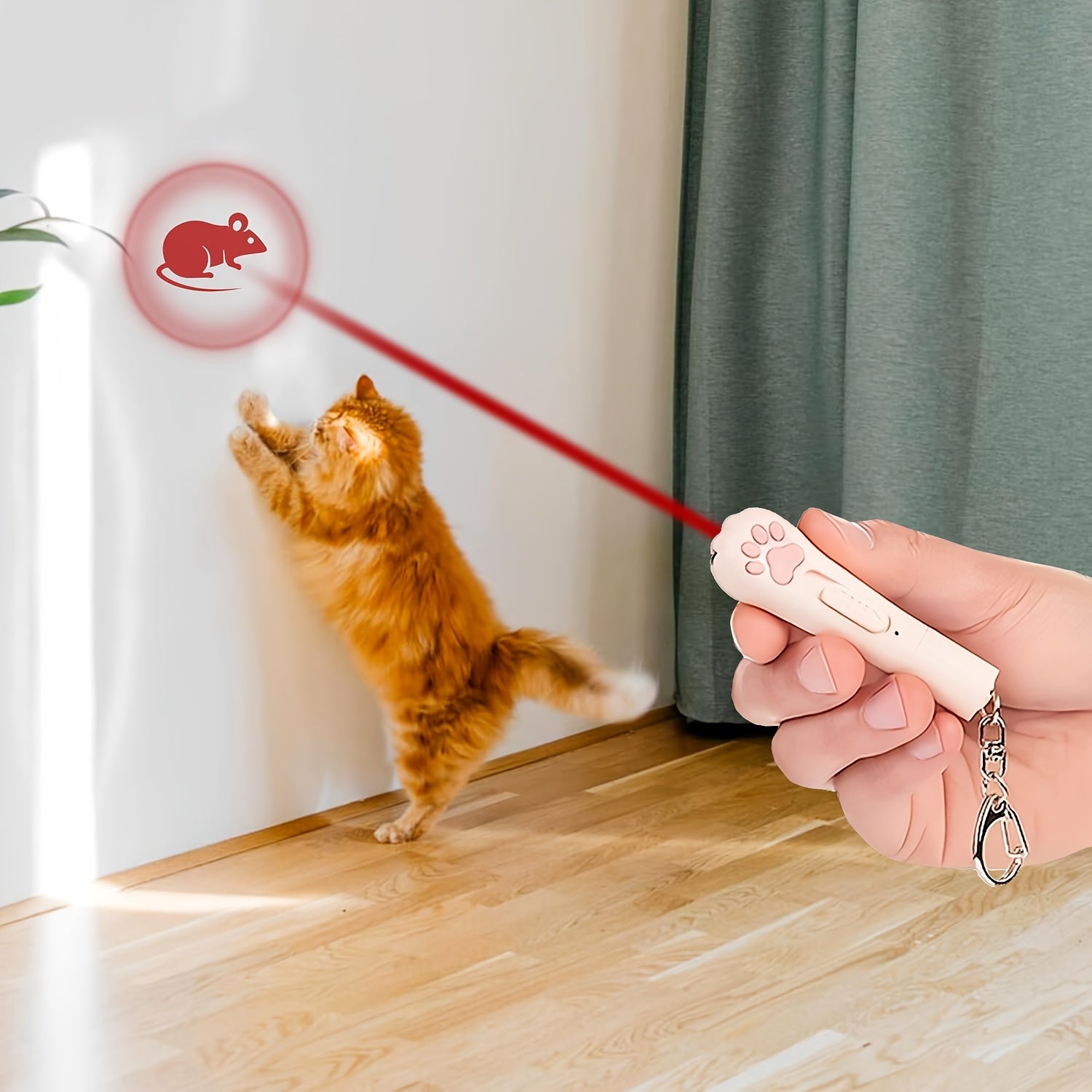 TEMU Interactive Cat Toys For Indoor Cats And Dogs, 7 In 1 Usb Rechargeable Cat Teaser Toy For And Exercise