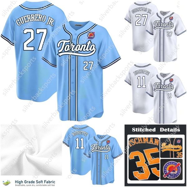 Mens-Youth Baseball Stitched Jerseys 2024 Vladimir Guerrero Jr. Bo Bichette Free Shipping