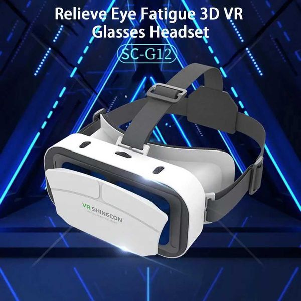 VR-AR Devices SC-G12 Virtual Reality 3D VR Head Mounted Smart Glasses Helmet suitable for smartphones mobile phones 7-inch lenses and both e