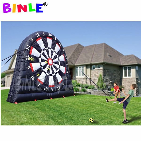 Inflatable Soccer Darts Board Kick Game Inflatables Football games target With 6Balls
