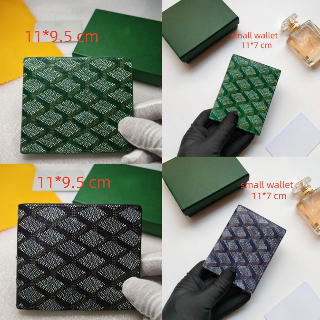 Top Luxury men wallet genuine leather gooyaa Designer Wallets Paris Purse travel Retro Handbag Men Women carteras Credit Card Holders Famous Clutch