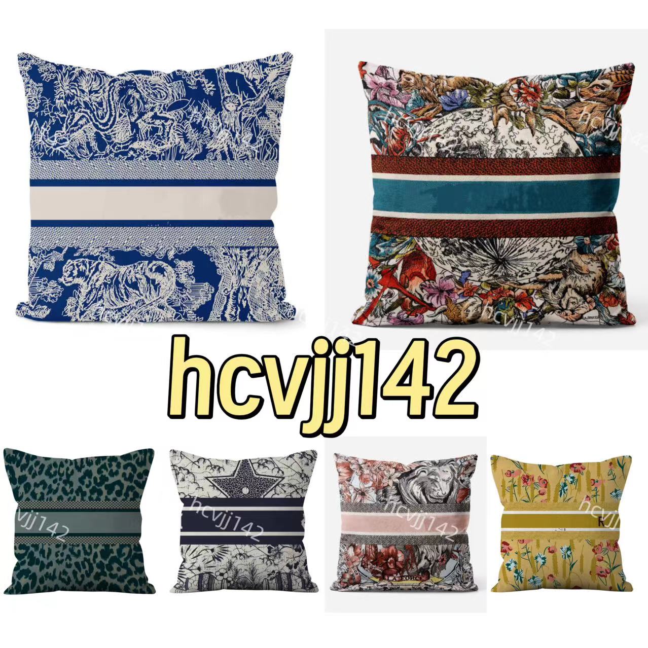 D Family Pillowcase designer high-end home design pillowcase cushion cover letter throw pillow top quality Contact me to view pictures high-end gift