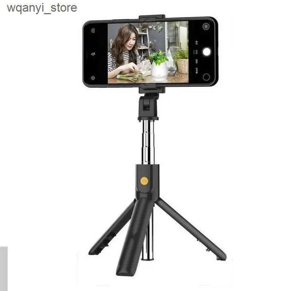 Selfie Monopods 3-in-1 mini wireless selfie stick shutter remote tripod suitable for iPhone Samsung mobile phones smartphones and universal