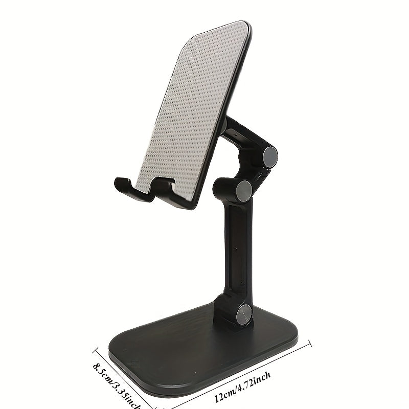 TEMU Phone Stand, Adjustable Height And Angle Foldable Cell Phone Stand Holder For Desk, For Iphone Stand Compatible With 4-11 Inch Mobile Phone-for