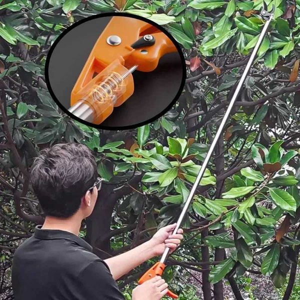 Pruning pliers Stainless Steel Upper Air Twig Prune Cut Scissors Extended Stretchable Fruit Tree Pruning Special Scissors Garden Hand Tools