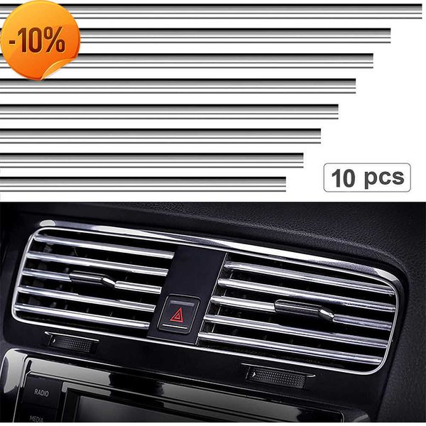 charger 10Pcs Air Conditioner Outlet Decorative 20cm U Shape Moulding Trim Strips Decor Car Styg Accessories for e46 e90