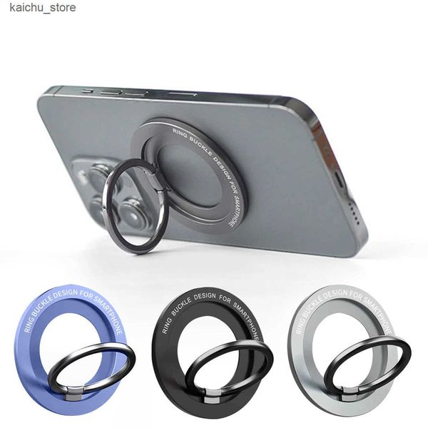 Mounts Holders ANMONE Magnetic Ring Holder Compatible with 12 13 14 Series For MagSafe Removable Cell Phone Grip Kickstand J241217