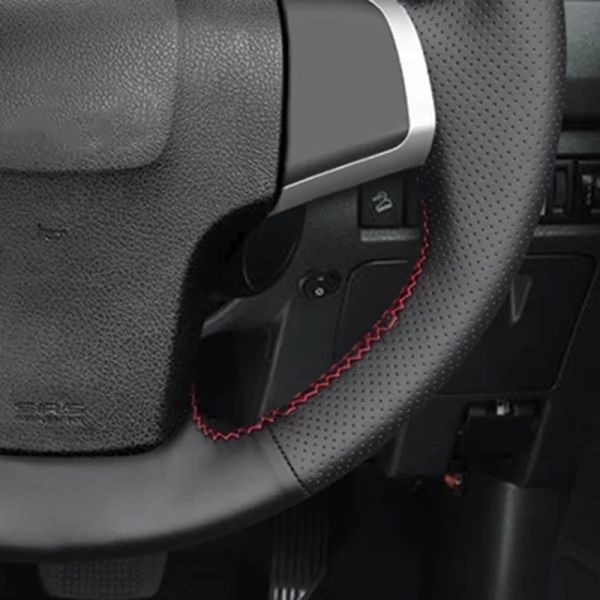 Anti-Slip Leather Braid Car Steering Wheel Cover For Isuzu D-Max MU-X 2013-2020 Holden Colorado AU 2012-2014 2015 2016 2017-2019