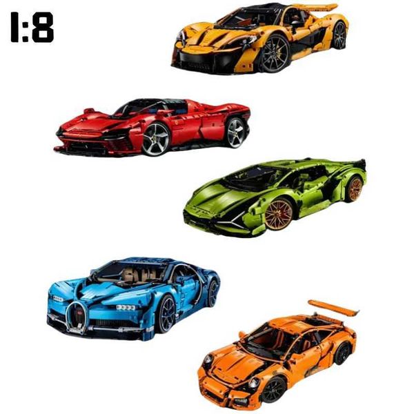Blocks New 42172 42143 42115 42083 Technology Supercar Moc Model Building Blocks Adult Toys Childrens Birthday Gifts Y241011YZLU