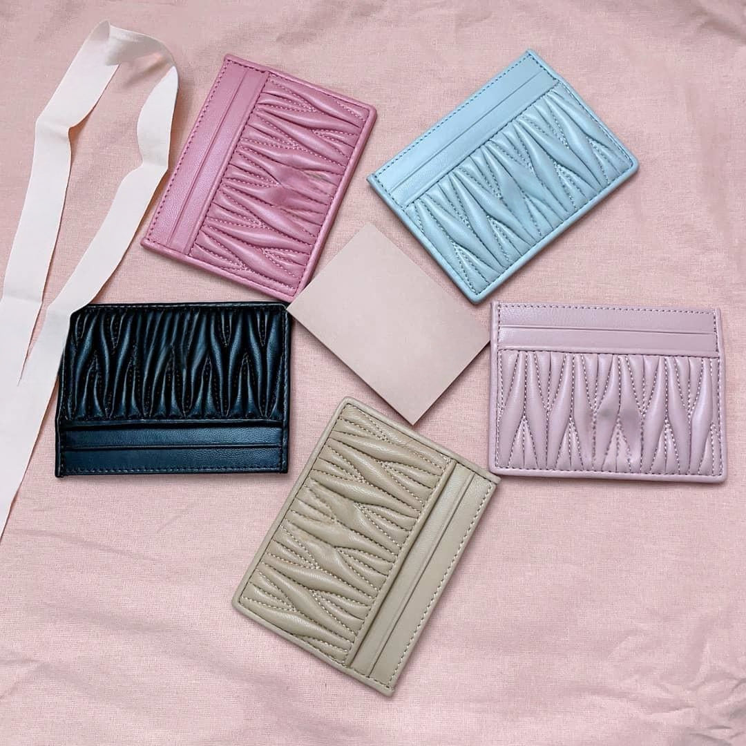 Designer wallet Women leather Card Holders Top Crossbody wallets plaid style luxurys womens walle Short Card Holder Wallet Clutch Holder Brand woman