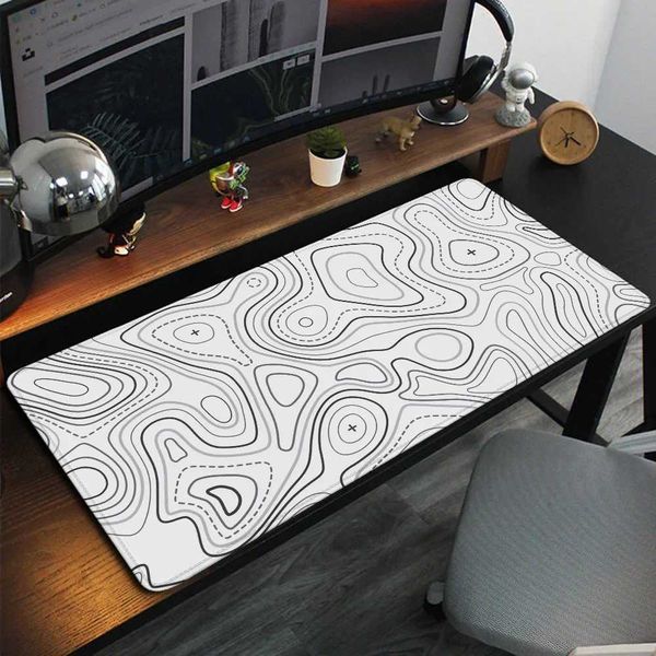 Mouse Pads Wrist Rests Gaming Pc Setup Accessories Geometric Pattern Pk Control Mouse Pad Mat Computer Table Gamer Desk Accessories Office M