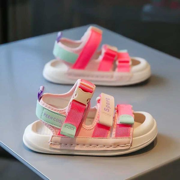 Sandálias crianças tênis de verão novo designer macio solo crianças sapatos meninos meninas meninas anti-crash slip shoes sandálias praia ao