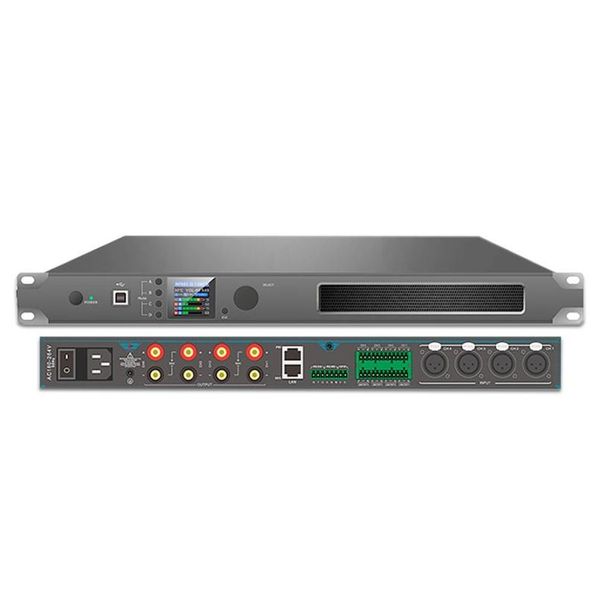 Amplifiers 4Channel 2000W Professional Dsp Class D Network Control Amplifier Speaker Drop Delivery Electronics Av Accessories Cables Dhxav