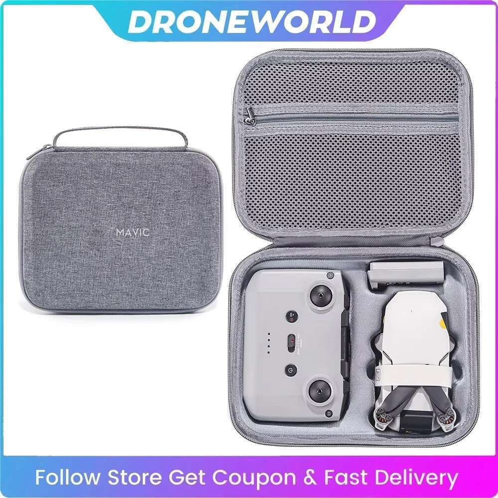 Hrad EVA Storage Bag for DJI Mini 2-Mini2 SE -Mini 4K Drone Battery Remote Control Box Protective Portable Handbag Accessories
