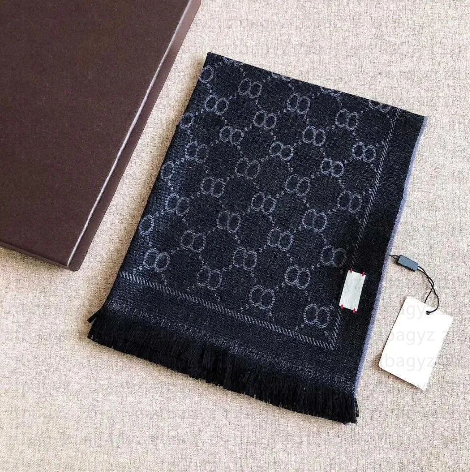 Designer Scarf for women 100% Cashmere wool Scarves Womens and mens Long Wraps Classic Plaid Women Man silk scarf designers winter gift