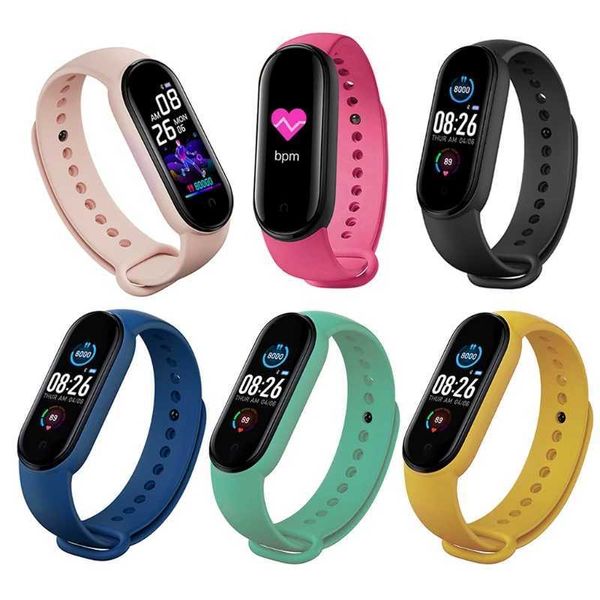 2024 New M5 Sport Fitness Tracker Smartband for Smart Bracelet Blood Pressure Heart Rate Monitor for Smart Band Wristband Y240817