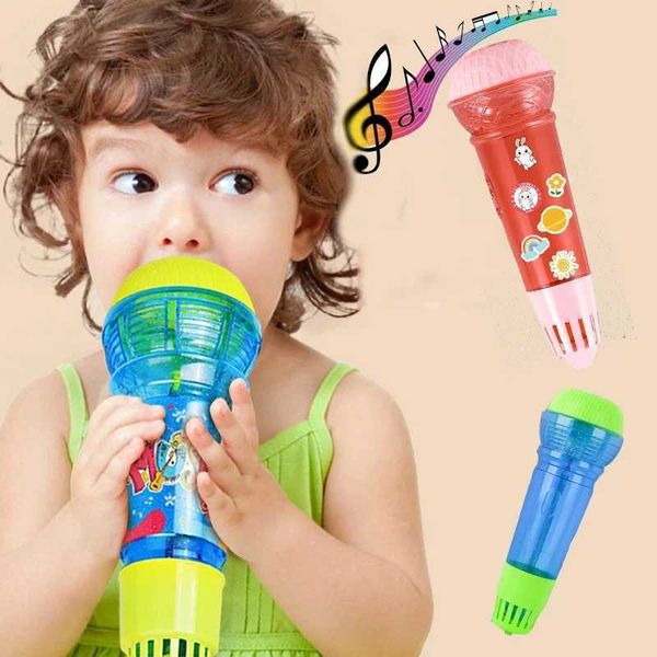 24cm Large Microphone Physical Childrens Microphone Singing Toy sic Enlightenment Production Pract Y250212