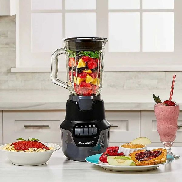 Juicers Boost Blender 4 Speed 800 Watts 48-oz Glass Jar Black Blender Mixer High Speed Mixer J241114