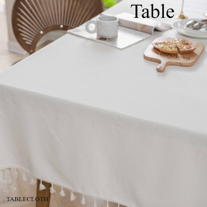 2026 Waterproof Table for Bedroom Kitchen Dining Room Decor Tablecloth