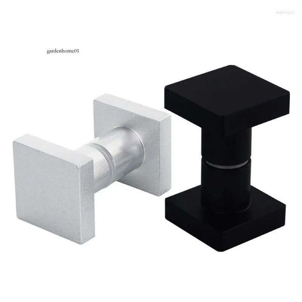 1Pc Bedding Sets Black Shower Room Glass Door Handle Back-To-Back Frameless Push Sliding Solid Bathroom 0717