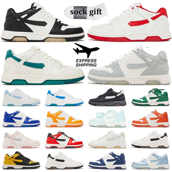 Designer chaussure off office out men women low top shoes Black White Beige Blue Green Red Orange Pink Light Grey mens sneakers trainer