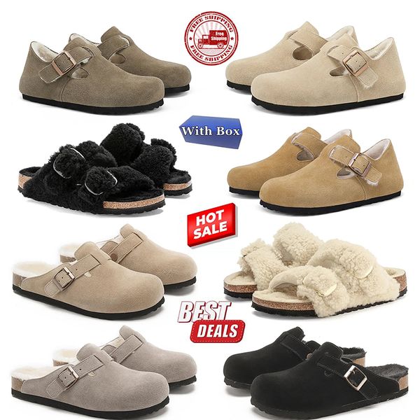 Designer Clogs Slippers For Men Women Slip-On Slides Fashion Brand Sliders Summer Beach Sandals Suede Leather Buckle Slide Outdoor Casual Fl