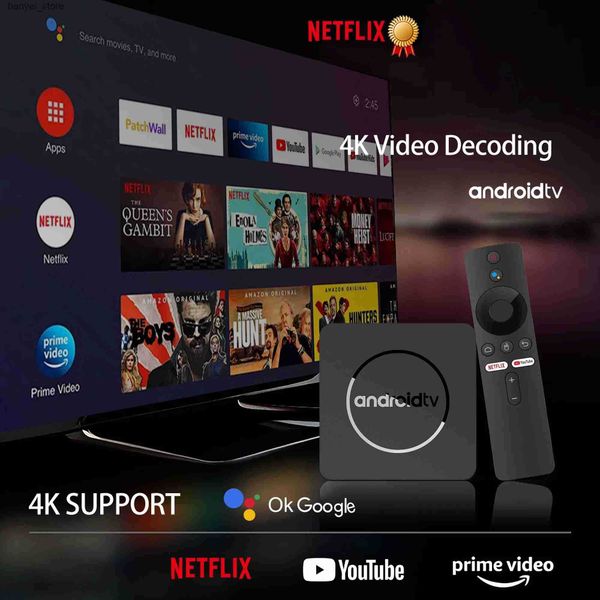 Android TV Box Global Version Q1 Android 13 Streaming TV Box Youtube Netflix 4K Ultra HD Allwinner H313 Google Assistant HDR10 2G16G Dual 5G