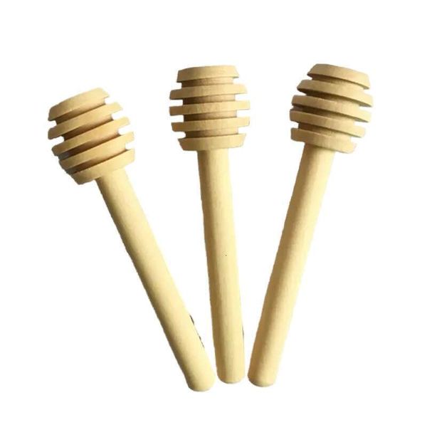 Honey Stir Bar Mixing Handle Jar Spoon Practical 1pc Wood Dipper Long Sticks Supplies Honeys Kitchen Tools Mini Wooden Stick Palitos De Made