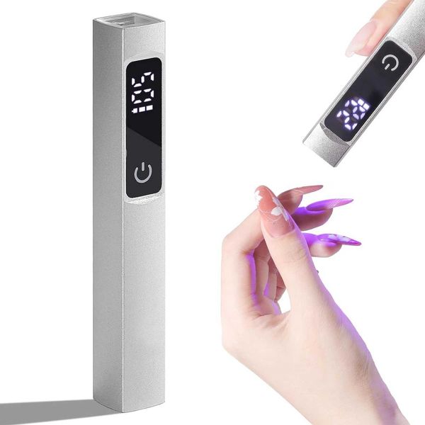 Portable Salon UV LED Nail Lamp Rechargeable Quick Dry Nail Dryer Machine For Manicure Mini Flashlight Pen With Touch ScreenCL240731