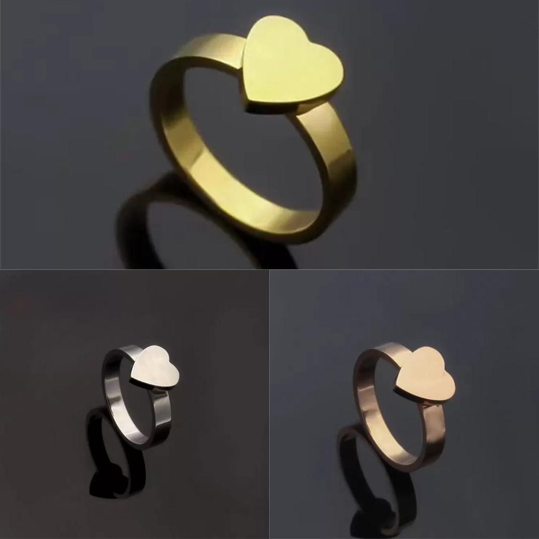 heart ring silver ring luxury designer gold ring jewlery designer for women 925 sterling silver jewelry rings designer jewellery Christmas Thanksgiv
