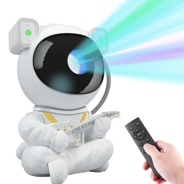 KathLuce Galaxy projector, Tiktok astronaut nebula night light, remote timing 360 rotating magnetic head, star lights for bedroom and gaming