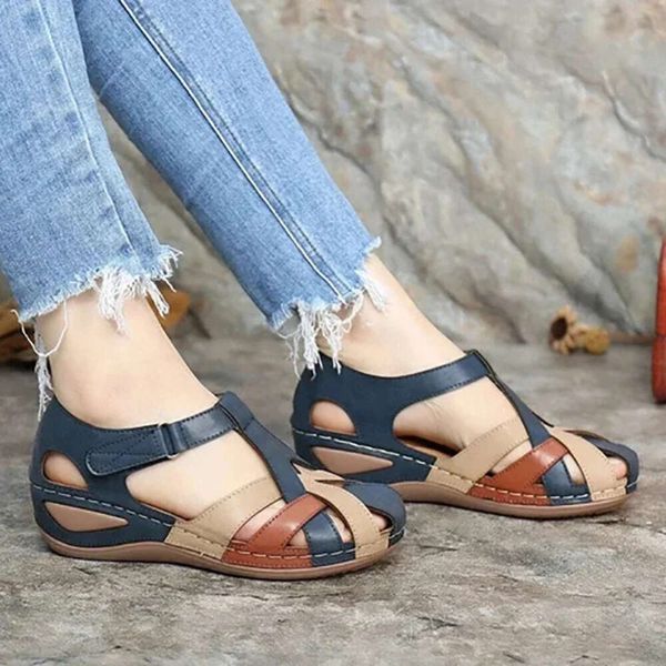 Sandals Waterproo Sli on Round Female Slippers Casual Comfortable Outdoor Fashion Sunmmer Plus Size Shoes Women dhshoesw