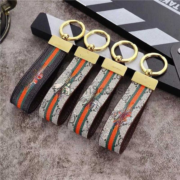 Straps Cell Phone Charms Designer Keychain Classic color printed decorations for car keychains luxurious keyrings color printed decorations