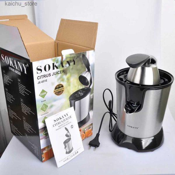 Juicers Houselin electric citrus juicer used for orange lime grape fruit lemon extruders Y240418